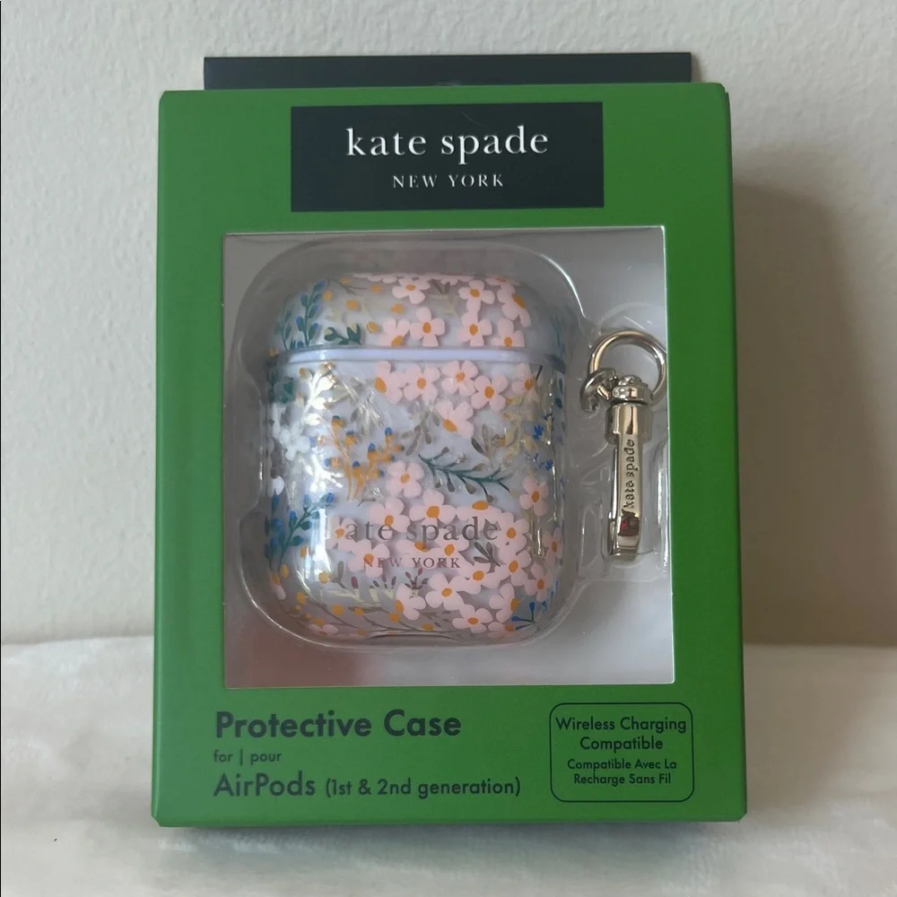 Kate Spade New York Floral AirPods Case – 1st & 2nd Gen | New in Box - Picture 1 of 5
